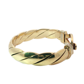 7.25" Pre-owned 9CT Hook & Loop Bangle (91.95g)